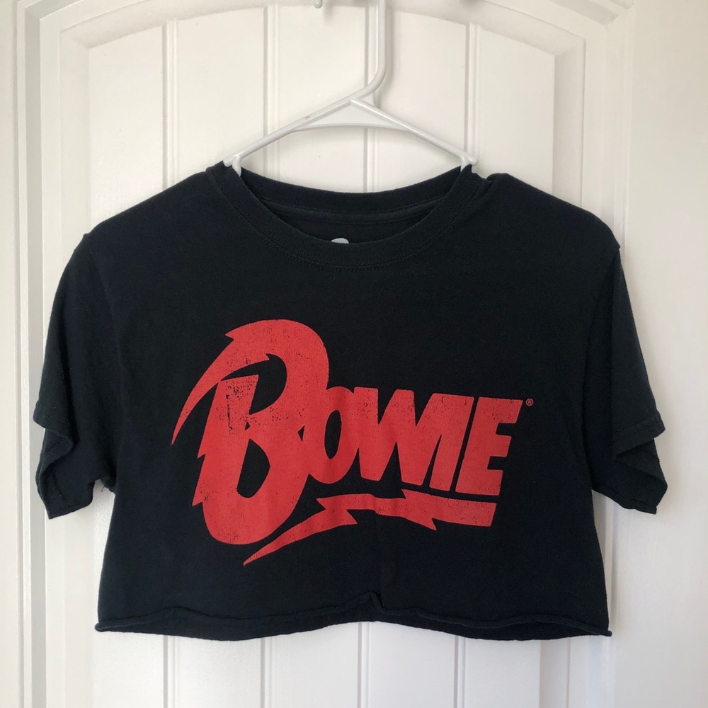 Cropped David Bowie Shirt